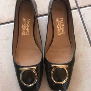 Ferragamo Patent Leather Flats